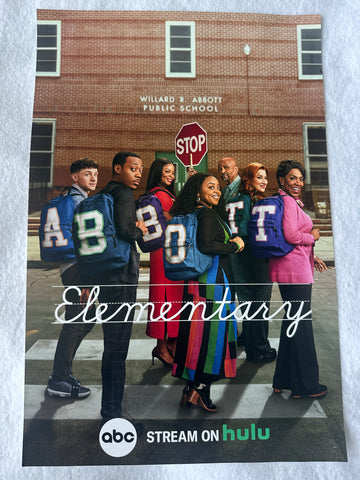 ABBOTT ELEMENTARY - 12"x18" Original Movie TV Poster SDCC 2025 MINT ABC Hulu