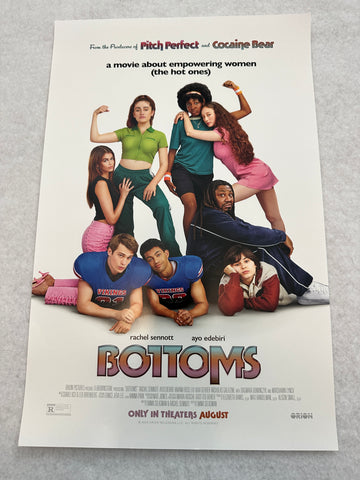 BOTTOMS 11"x17" Original Promo Movie Poster MINT 2023 Ayo Edebiri Rachel Sennott