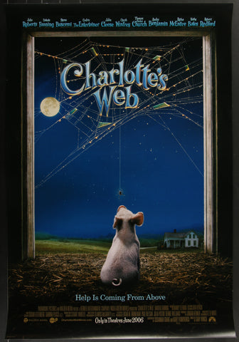 CHARLOTTE'S WEB - 27"x40" D/S Original Movie Poster One Sheet 2006 Julia Roberts