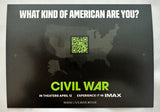 CIVIL WAR - D/S Original Movie Postcard 5"x7" A24 MINT 2024 Alex Garland Rare