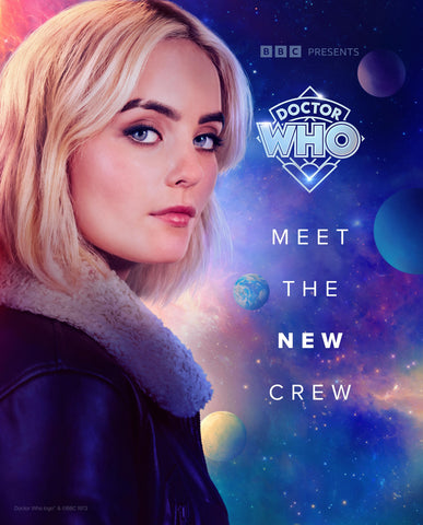 DOCTOR WHO 26.5"x38.5" Original TV Poster SDCC 2024 MINT MILLIE GIBSON 15th Doctor