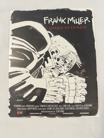 FRANK MILLER AMERICAN GENIUS - 8"x10" Original Promo Movie Poster MINT 2024 LE#