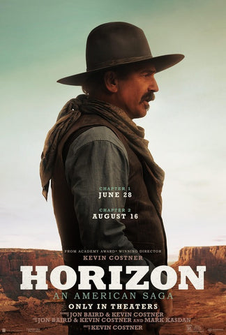 HORIZON (CHAPTER 1) 11.5x17 Original Promo Movie Poster MINT 2024 Kevin Costner