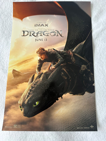 HOW TO TRAIN YOUR DRAGON - 11"x17" Original Promo Movie Poster 2025 MINT Rare