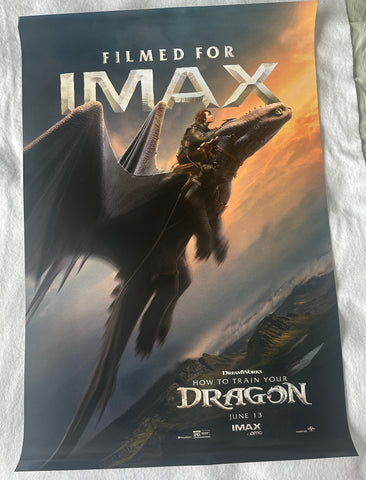 HOW TO TRAIN YOUR DRAGON - 27"x40" Original Movie Poster One Sheet 2015 Live Action