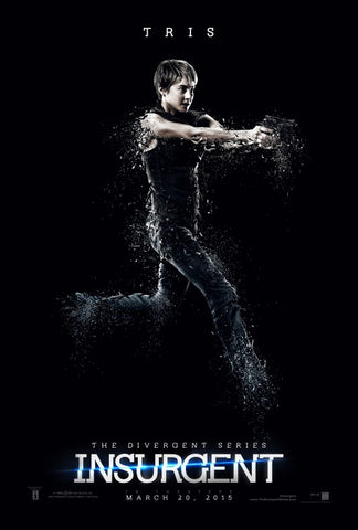 INSURGENT- 13.5"x20" Original Promo Movie Poster 2015 Divergent Shailene Woodley TRIS