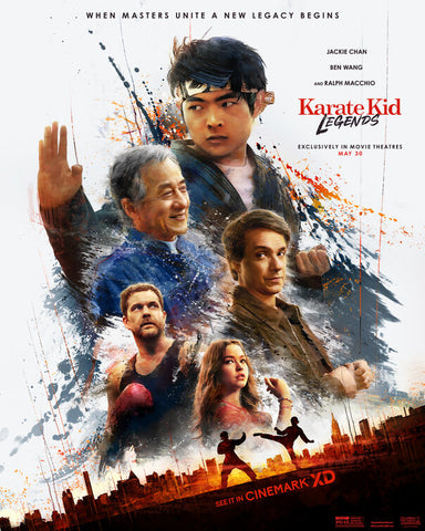 KARATE KID LEGENDS - 11"x17" Original Promo Movie Poster MINT 2025 CINEMARK XD