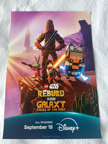 LEGO STAR WARS REBUILD THE GALAXY - 13"x19" Original Movie TV Poster SDCC 2025 MINT
