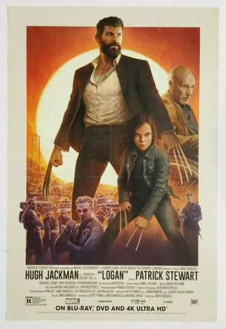 LOGAN -13.5"x20" Original Promo Movie Poster MINT Wolverine SDCC 2017 Rare