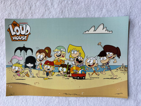 THE LOUD HOUSE 11"x17" Original Promo TV Poster SDCC 2023 MINT Nickelodeon