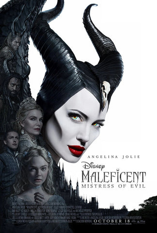 MALEFICENT MISTRESS OF EVIL - 27"x40" D/S Original Movie Poster One Sheet 2019