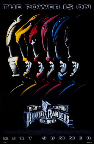 MIGHTY MORPHIN POWER RANGERS THE MOVIE 13"x19" Original Promo Movie Poster 1995