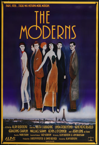 THE MODERNS - 27"x40" Original Movie Poster One Sheet 1988 ROLLED Keith Carradine
