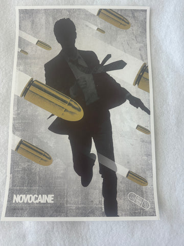 NOVOCAINE - 12"x18" Original Promo Movie Poster MINT 2025 LE Jack Quaid