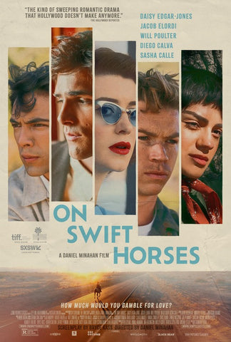 ON SWIFT HORSES - 11"x17" Original Promo Movie Poster 2025 MINT Jacob Elordi