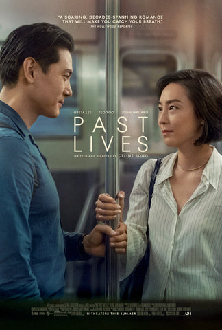 PAST LIVES - 27"X40" D/S Original Movie Poster One Sheet 2023 Greta Lee A24