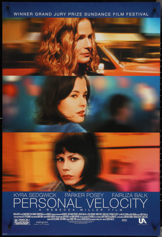 PERSONAL VELOCITY 27"x40" D/S Original Movie Poster One Sheet 2002 Kyra Sedgwick