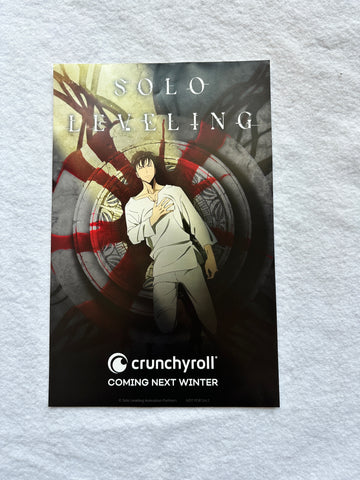 SOLO LEVELING - 11"x17" Original Promo TV Poster SDCC 2023 MINT Crunchyroll