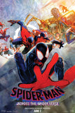 SPIDER-MAN ACROSS THE SPIDER-VERSE - 22"x35" Original Movie Poster AMC Bill Sienkiewicz MINT