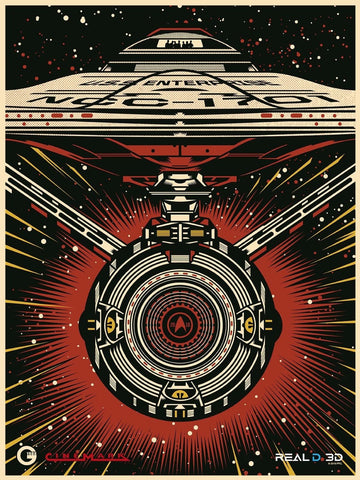 STAR TREK BEYOND -18"x24" Original Promo Movie Poster 2016 CINEMARK Exclusive