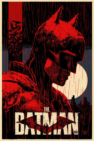 THE BATMAN - 24"x36 Poster Print LE #3660 Mondo Francesco Francavilla MINT 2022
