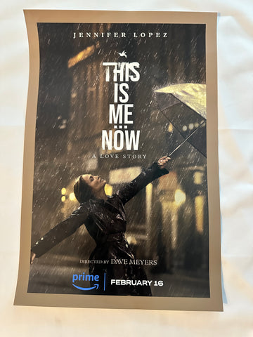 THIS IS ME NOW - 12"x18" Original TV Movie Poster 2024 MINT Jennifer Lopez JLO