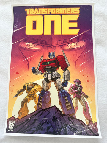 TRANSFORMERS ONE -12"x18" Original Promo Movie Poster MINT 2024 Limited Edition