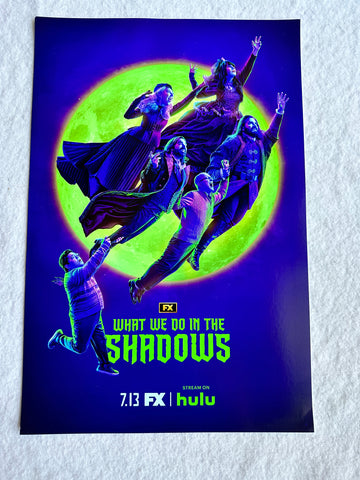 WHAT WE DO IN THE SHADOWS - 12"x18" Original Promo TV Poster SDCC 2023 MINT HULU