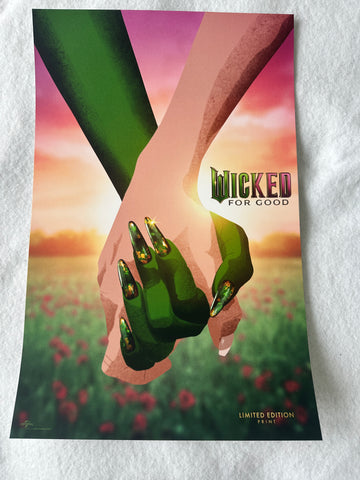 WICKED FOR GOOD - 11"x17" Original Promo Movie Poster 2025 MINT Special Event
