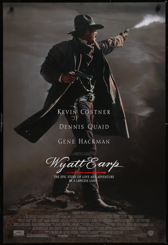 WYATT EARP - 27"x40" D/S Original Movie Poster One Sheet 1994 Kevin Costner