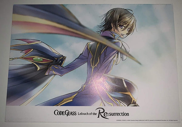 Code Geass Lelouch of the Resurrection Original Movie Postcard 5x7 Anime  2019, The Cinema Collection