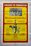 Bob & Carol Ted & Alice / CACTUS FLOWER 27"x41" Original Movie Poster One Sheet Combo Poster