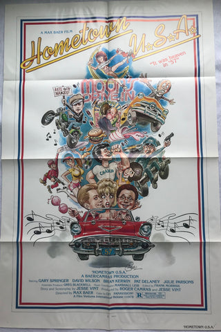HOMETOWN U.S.A. - 27"x41" Original Movie Poster One Sheet 1979 Gary Springer