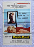 MOMENT TO MOMENT -  27"x41" Original Movie Poster One Sheet 1965 Jean Seberg