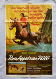 RUN, APPALOOSA, RUN - 27"x41" Original Movie Poster One Sheet 1966 DISNEY Folded