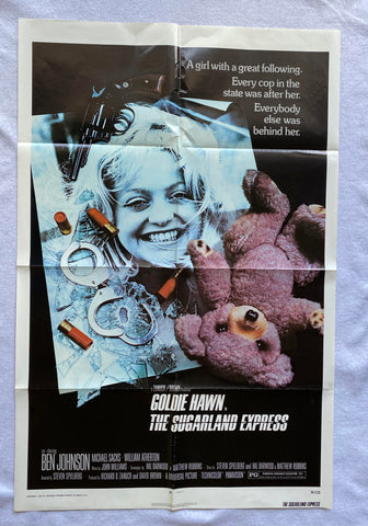 THE SUGARLAND EXPRESS - 27"x41" Original Movie Poster One Sheet Steven Spielberg