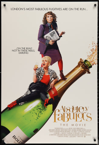 ABSOLUTELY FABULOUS - 27"x40" D/S Original Movie Poster One Sheet Sanders Lumley