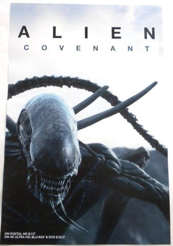 ALIEN COVENANT -12.5"x18.5" Original Promo Movie Poster SDCC 2017 MINT Comic Con