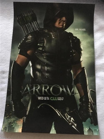 ARROW - 12"x18" Original Promo TV Poster 2017 Stephen Amell Rare CW MINT