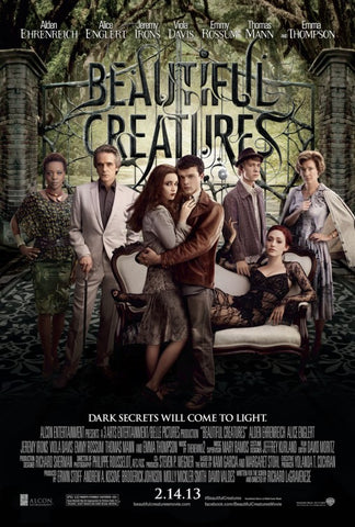 BEAUTIFUL CREATURES - 27"X40" D/S Original Movie Poster One Sheet 2013 Jeremy Irons