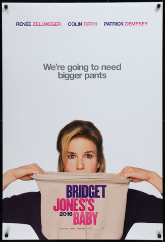 BRIDGET JONES'S BABY 27"X40" D/S Original Movie Poster One Sheet Renee Zellweger