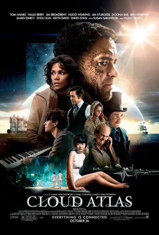 CLOUD ATLAS - 27"X40" D/S Original Movie Poster One Sheet 2012 Tom Hanks Halle Berry