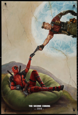 DEAPOOL 2 - 27"x40" D/S Original Movie Poster One Sheet 2018 Ryan Reynolds Cable