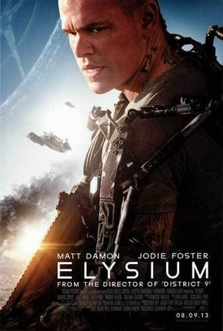 ELYSIUM - 27"X40" D/S Original Movie Poster One Sheet 2013 Matt Damon