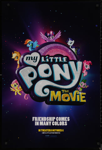 MY LITTLE PONY THE MOVIE - 27"x40" D/S Original Movie Poster One Sheet 2017 Adv.