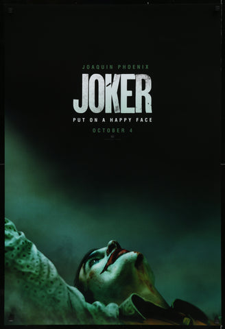 JOKER - 27"x40" D/S Original Movie Poster One Sheet 2019 Joaquin Phoenix Robert De Niro