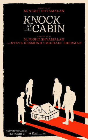 KNOCK AT THE CABIN - 27"X40" D/S Original Movie Poster One Sheet M. Night Shyamalan 2023