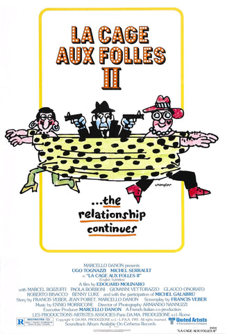 La Cage Aux Folles II - 27"x41" Original Movie Poster One Sheet 1981 ROLLED Rare