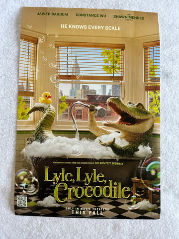 LYLE, LYLE CROCODILE - 27"X40" D/S Original Movie Poster One Sheet 2022