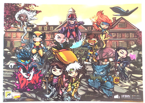 MARVEL COMICS X-MEN FIRST CLASS 12"x16.5" Original Comic Poster SDCC 2022 MINT